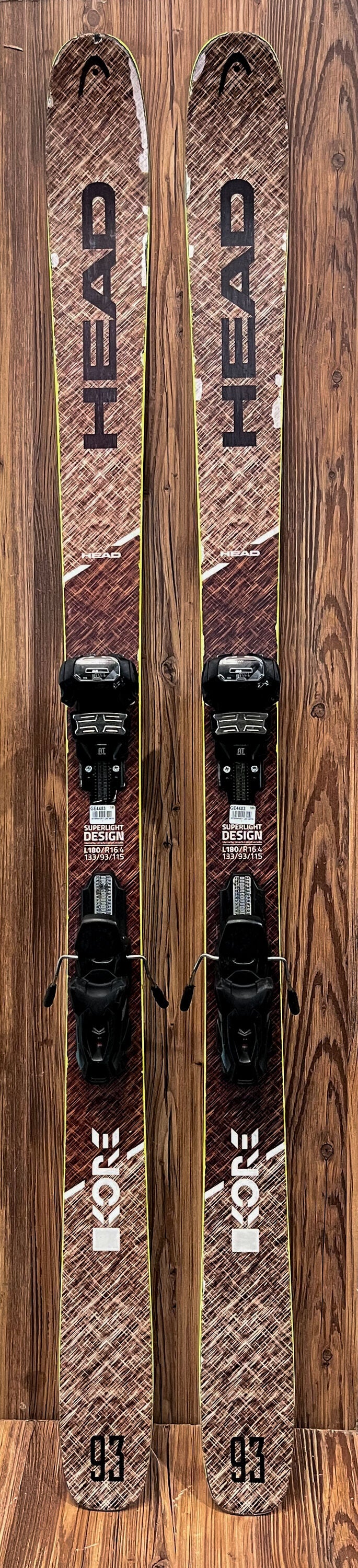 Head Kore 93 Superlight Design 2nd choix 2020, taille 180 cm